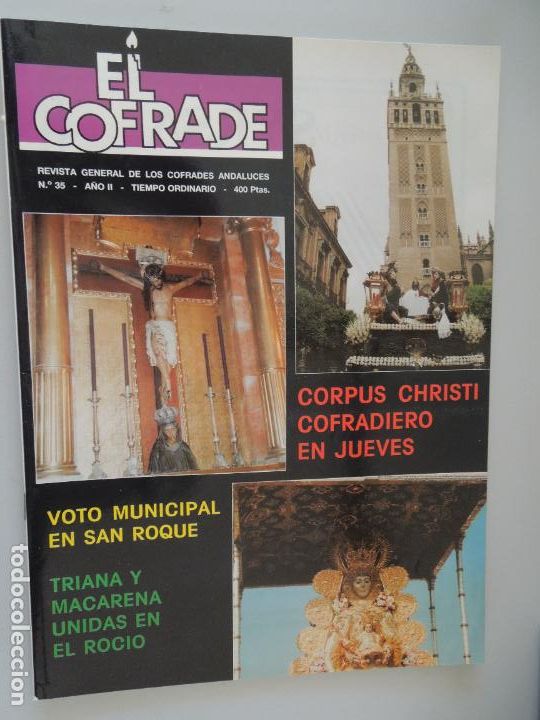 Coleccionismo de Revistas y Peri&oacute;dicos: EL COFRADE REVISTA GENERAL DE LOS COFRADES ANDALUCES N&ordm; 35-1991 - SEMANA SANTA