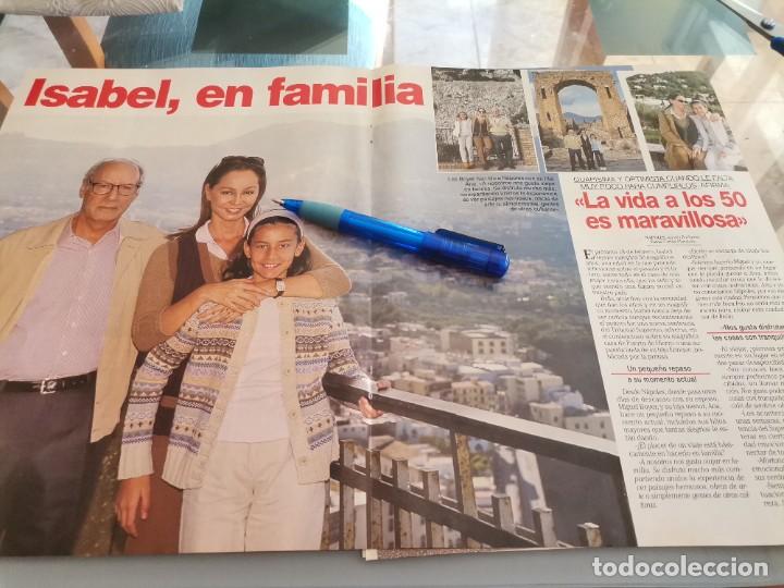 Coleccionismo de Revistas y Peri&oacute;dicos: ISABEL PREYSLER EN FAMILIA RECORTE REVISTA 6 PAGINAS 2000