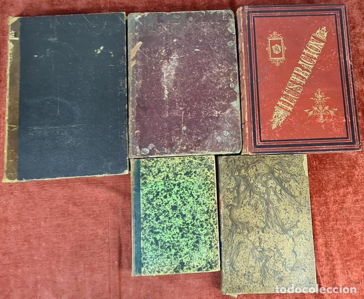 Coleccionismo de Revistas y Peri&oacute;dicos: LA ILUSTRACION HISPANO AMERICANA. 5 EJEMPLARES. EDICIONES LUIS TASS&Oacute;. 1879/1891.