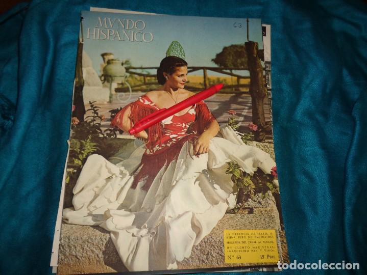 Coleccionismo de Revistas y Peri&oacute;dicos: RECORTE : PORTADA : CARMEN SEVILLA. MUNDO HISPANICO, JUNIO 1953