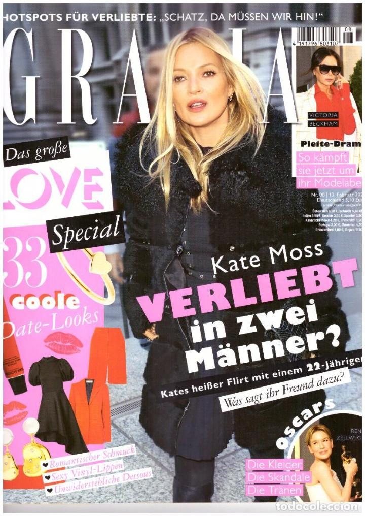 Coleccionismo de revistas y peri&oacute;dicos: REVISTA GRAZIA: KATE MOSS / SHANNEN DOHERTY / HEIDI KLUM / TOM KAULITZ / JOAQUIN PHOENIX