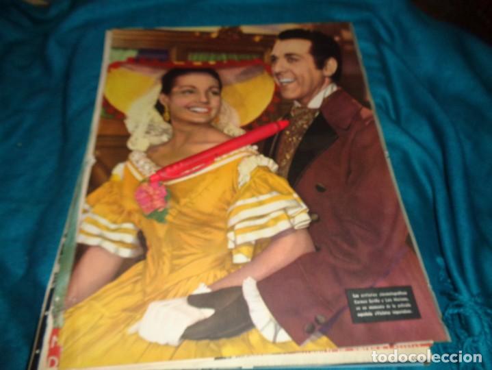 Coleccionismo de Revistas y Peri&oacute;dicos: RECORTE : CARMEN SEVILLA Y LUIS MARIANO. MUNDO HISPANICO, OCTBRE 1953