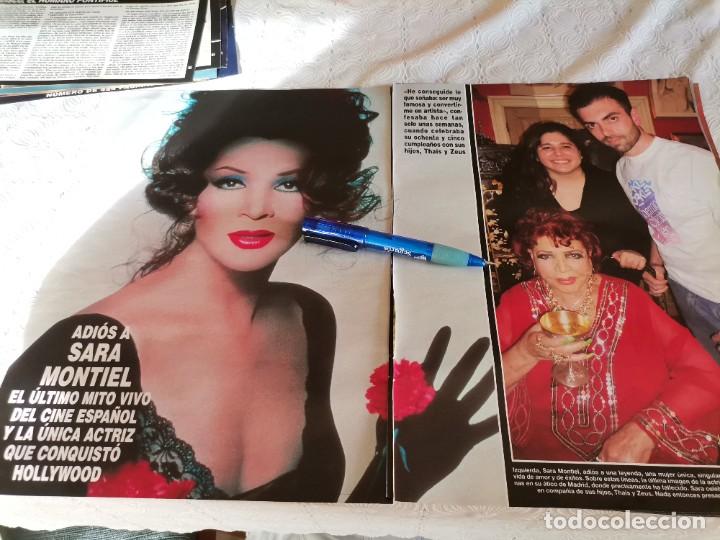 Coleccionismo de revistas y peri&oacute;dicos: ADI&Oacute;S A SARA MONTIEL ULTIMO MITO VIVO RECORTE REVISTA 10 PAGINAS 2013