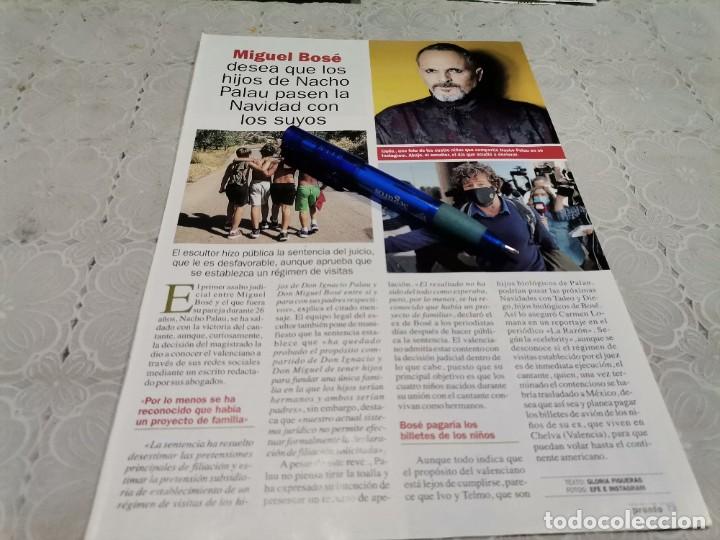 Coleccionismo de Revistas y Peri&oacute;dicos: MIGUEL BOSE RECORTE REVISTA 2020