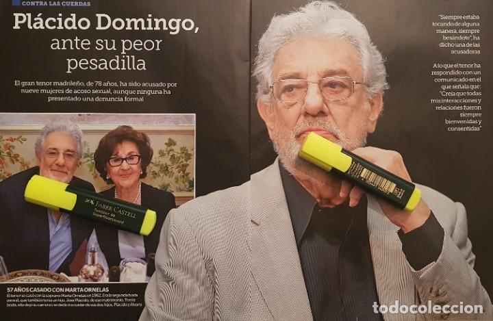 Coleccionismo de Revistas y Peri&oacute;dicos: Reportaje Pl&aacute;cido Domingo/ Ainhoa Arteta / Paloma San Basilio 28.08.2019