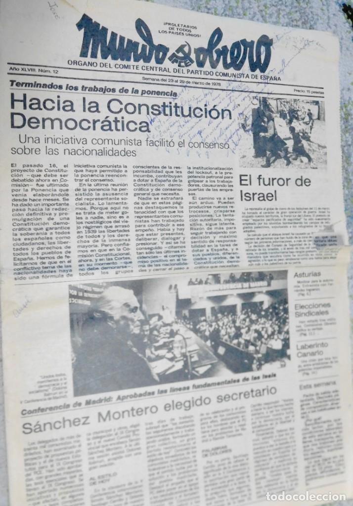 Collection Magazines and Newspapers: N&ordm; de la revista Mundo Obrero del 23 al 29 de marzo de 1978