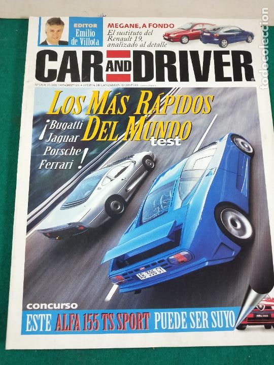 Coleccionismo de Revistas y Peri&oacute;dicos: NUMERO UNO. CAR AND DRIVER N&ordm; 1. LA REVISTA DEL AUTOMOVIL. OCTUBRE 1995