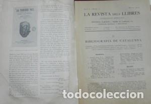 Coleccionismo de Revistas y Peri&oacute;dicos: La revista dels llibres. 5 n&uacute;meros en 4 revistes 1925