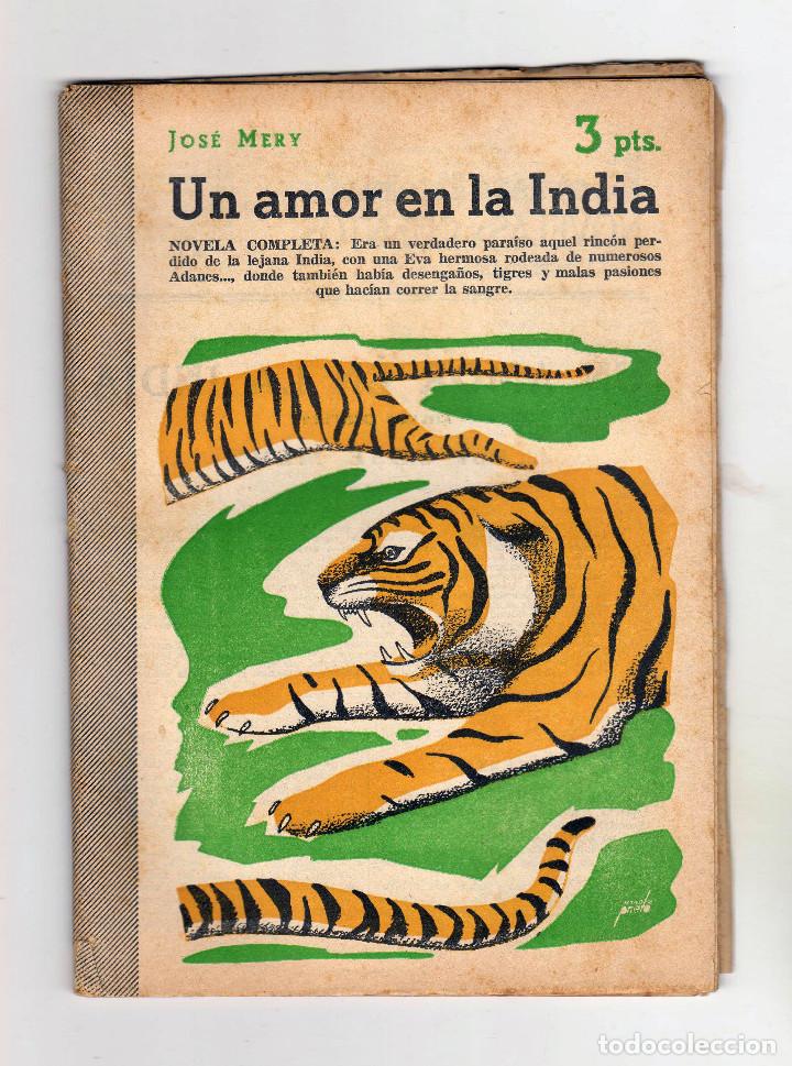 Collezionismo di Riviste e Giornali: NOVELAS Y CUENTOS - N&ordm; 1090: UN AMOR EN LA INDIA - JOS&Eacute; MERY - A&Ntilde;O 1952