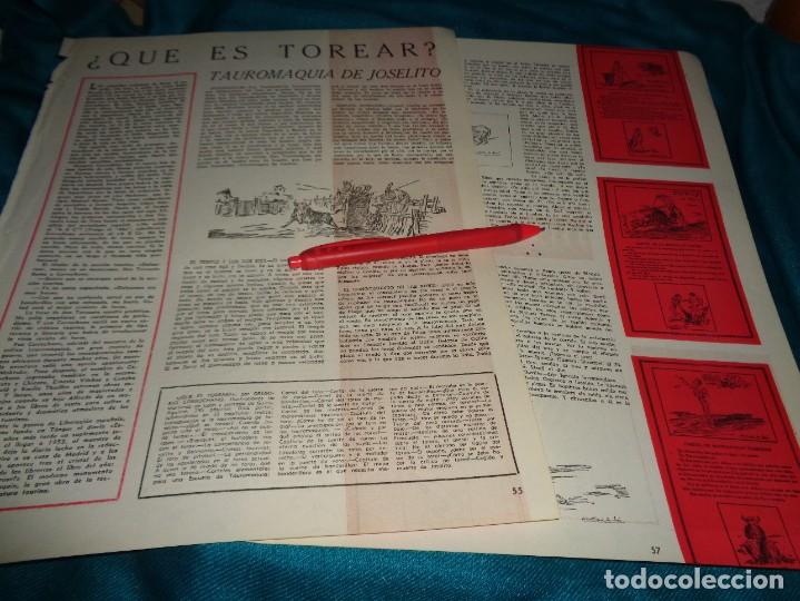 Coleccionismo de Revistas y Peri&oacute;dicos: RECORTE : &iquest;QUE ES TOREAR ? TAUROMAQUIA DE JOSELITO. MUNDO HISPANICO, FBERO 1954