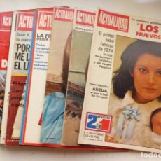 Coleccionismo de Revistas y Periódicos: LA ACTUALIDAD ESPAÑOLA - 12 ANTIGUAS REVISTAS, AÑOS 1970, VER FOTOS ADICIONALES