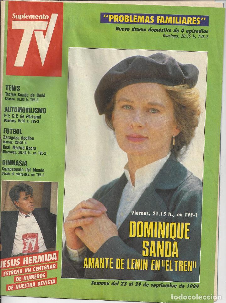 Collezionismo di Riviste e Giornali: REVISTA SUPLEMENTO TV. 23-09-1989