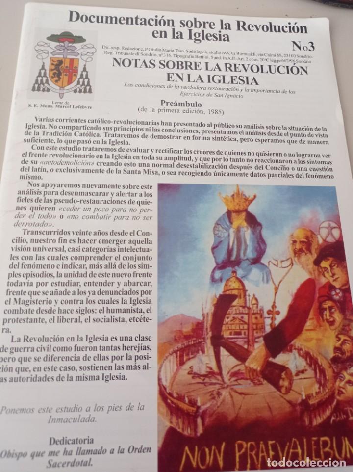 Coleccionismo de revistas y peri&oacute;dicos: DOCUMENTACION SOBRE LA REVOLUCION EN LA IGLESIA N&ordm; 3 REF. UR MES 7