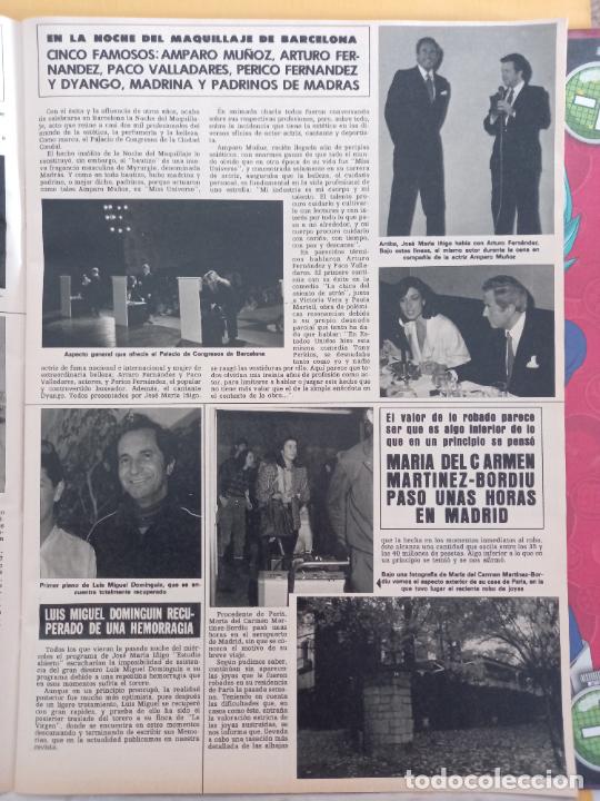 Coleccionismo de Revistas y Peri&oacute;dicos: amparo mu&ntilde;oz MISS ESPA&Ntilde;A UNIVERSO arturo fernandez luis miguel dominguin carmen martinez bordiu