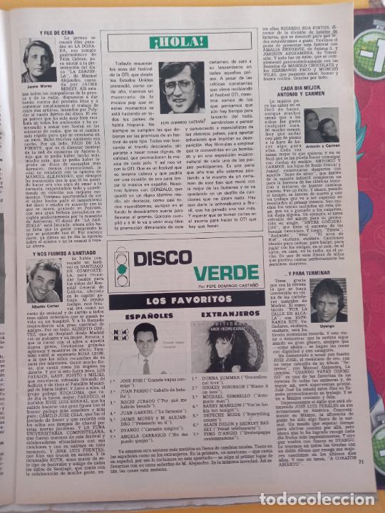 Collezionismo di Riviste e Giornali: antonio carmen morales dyango jaime morey alberto cortez donna summer jose jose