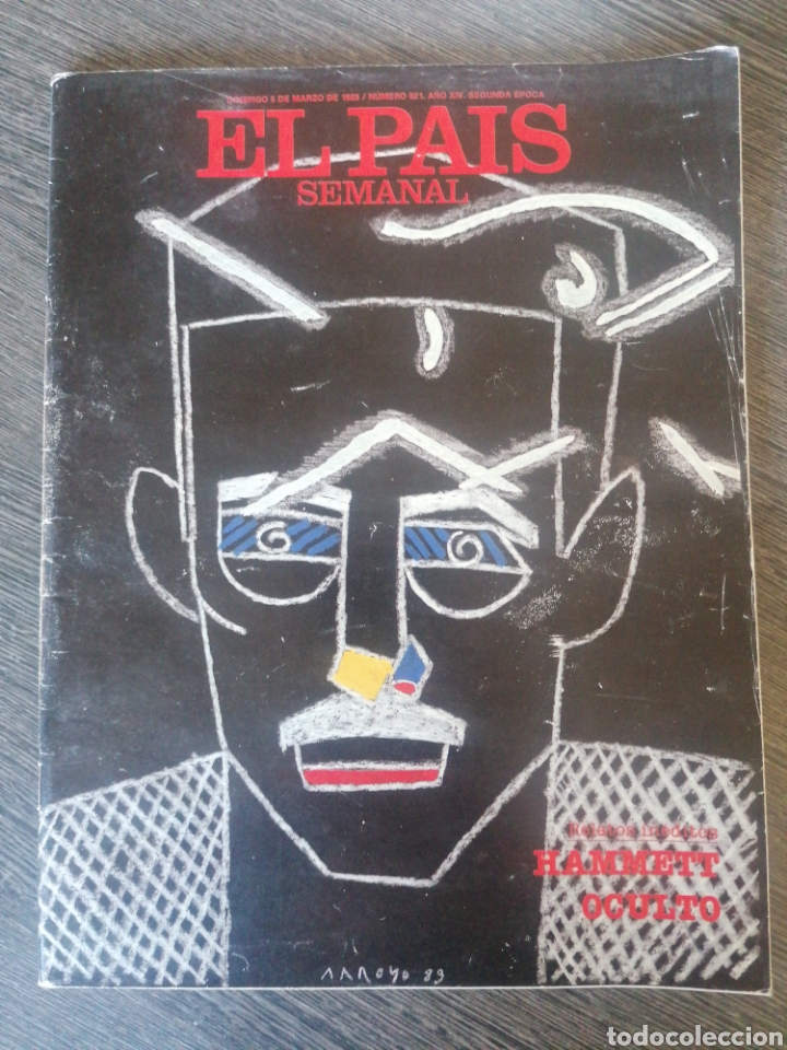 Coleccionismo de Revistas y Peri&oacute;dicos: REVISTA EL PA&Iacute;S SEMANAL N&ordm; 621 1989 NURIA ESPERT, MARIO VARGAS LLOSA, DASHIELL HAMMET