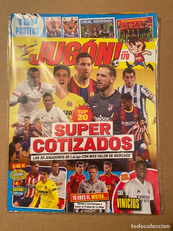 Coleccionismo de revistas y peri&oacute;dicos: Revista Jug&oacute;n N&uacute;mero N&deg; 170 SOLO revista POSTER Selecci&oacute;n Espa&ntilde;ola De Jong NO cromos ni cards Panini