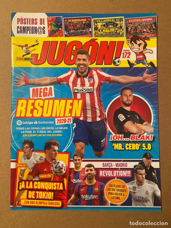 Coleccionismo de revistas y peri&oacute;dicos: Revista Jug&oacute;n N&uacute;mero N&deg; 172 SOLO revista POSTER Oblak Barcelona Atl&eacute;tico NO cromos ni cards Panini