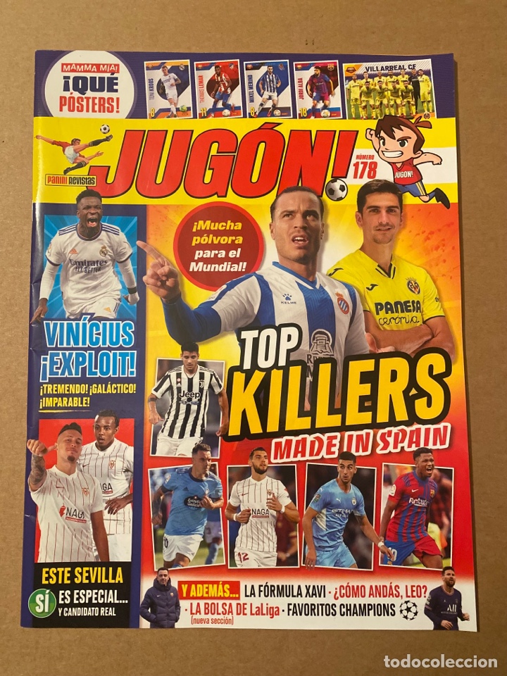 Coleccionismo de Revistas y Peri&oacute;dicos: Revista Jug&oacute;n N&uacute;mero N&deg; 178 SOLO revista POSTER Kroos Jordi Alba Lemar NO cromos ni cards Panini