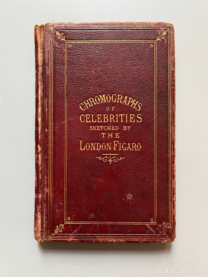 Colecionismo de Revistas e Jornais: ANTIGUAS CARICATURAS DE CELEBRIDADES INGLESAS. The London Sketch-book, 1874
