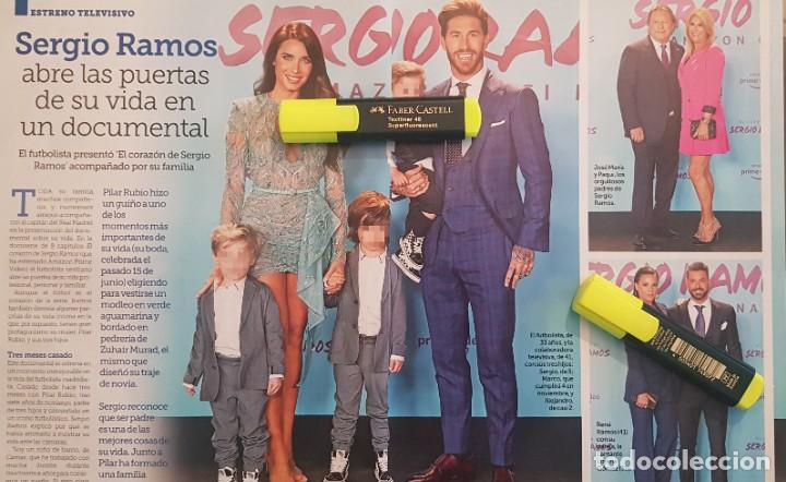 Coleccionismo de Revistas y Peri&oacute;dicos: Reportaje Sergio Ramos / Pilar Rubio / Zidane / Ren&eacute; Ramos / Lorena G&oacute;mez 25.09.2019