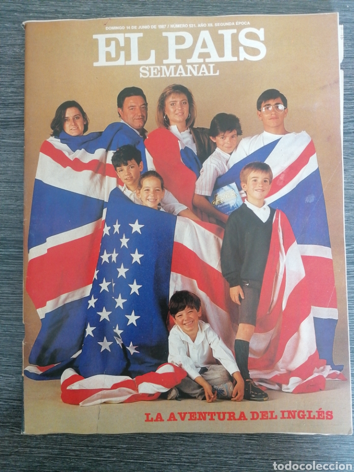 Collectionnisme de Revues et Journaux: EL PA&Iacute;S SEMANAL 531 1987 GAE AULENTI, SANTOGO CARRILLO, ANA LAGUNA, DAVID BYRNE. MAR&Iacute;A CALONJE