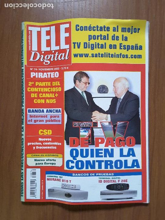 Coleccionismo de revistas y peri&oacute;dicos: Tele Digital 74