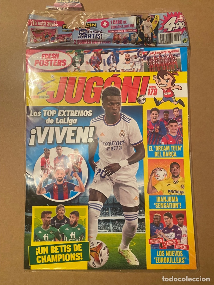 Coleccionismo de Revistas y Peri&oacute;dicos: Revista Jug&oacute;n N&uacute;mero N&deg; 179 SOLO revista POSTER Gavi Benzema Atl&eacute;tico NO cromos ni cards Panini