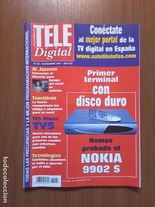 Coleccionismo de revistas y peri&oacute;dicos: Tele Digital 62