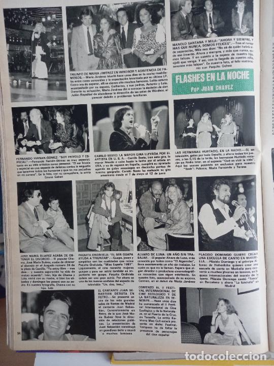 Coleccionismo de revistas y peri&oacute;dicos: camilo sesto lola flores carmen lolita fernando fernan gomez paquita ondivela miss espa&ntilde;a maria jime