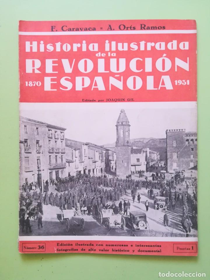 Coleccionismo de Revistas y Peri&oacute;dicos: Historia ilustrada de la revolucion espa&ntilde;ola numero 36 1932 **