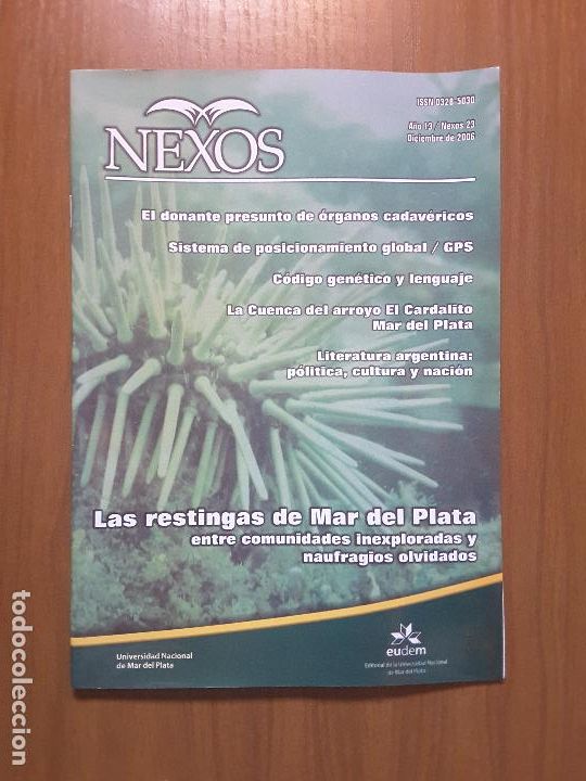 Coleccionismo de revistas y peri&oacute;dicos: Nexos 23. Revista de la Universidad Nacional de Mar del Plata.