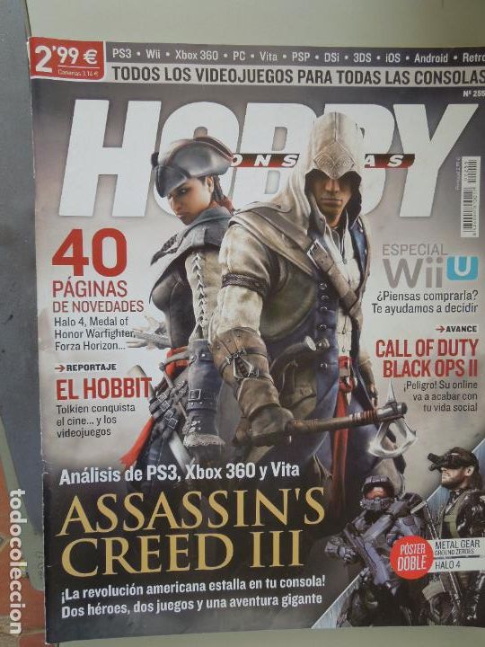 Coleccionismo de Revistas y Peri&oacute;dicos: HOBBY CONSOLAS - N&ordm; 255 - ASSASSIN'S CREED III -