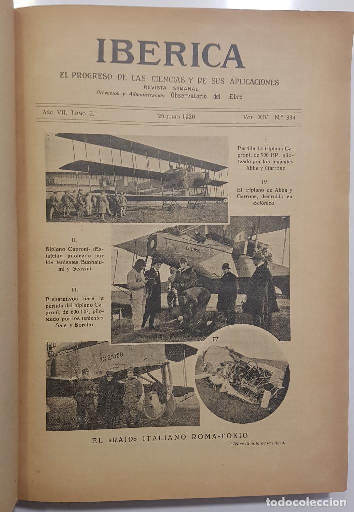 Colecionismo de Revistas e Jornais: REVISTA IBERICA 1920 2&ordm; SEMESTRE. DIRIGIBLES,FERIA BARCELONA,MONTJUICH,REINOSA,RINER (leer m&aacute;s)