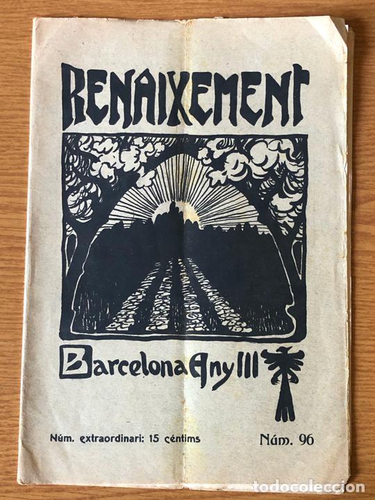 Coleccionismo de revistas y peri&oacute;dicos: RENAIXEMENT, UNIO CATALANISTA N&ordm;96 - BARCELONA ANY 1912
