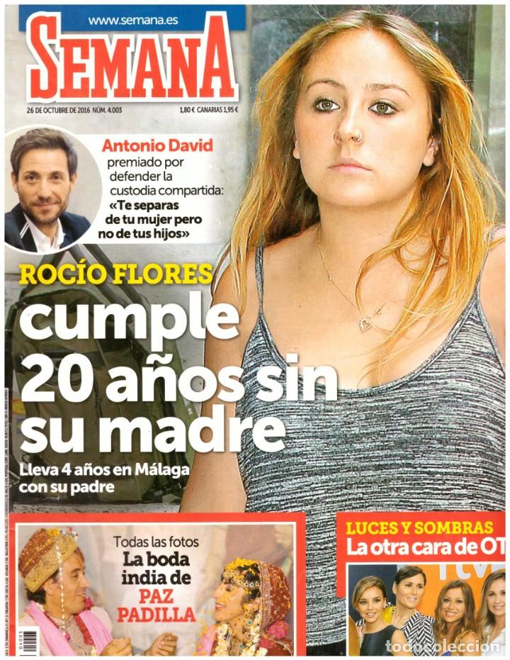 Collection Magazines and Newspapers: REVISTA SEMANA: ROCIO FLORES / BIMBA BOSE / MARTA SANCHEZ / BOB DYLAN / JULIANA AWADA