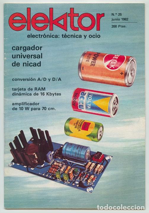 Coleccionismo de Revistas y Peri&oacute;dicos: ELEKTOR - N&ordm; 25 - 1982 - ELECTRONICA TECNICA Y OCIO