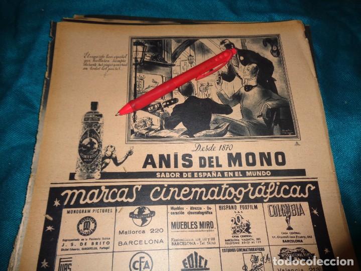 Coleccionismo de Revistas y Peri&oacute;dicos: RECORTE : PUBLICIDAD : ANIS DEL MONO. PRIMER PLANO, ENERO 1944