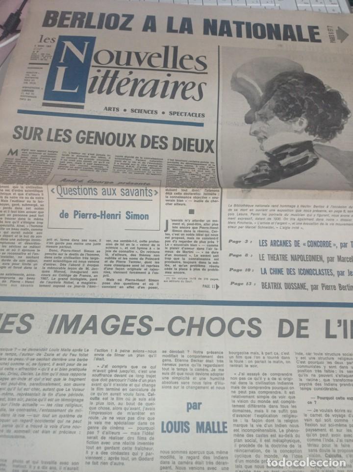 Sammeln von Zeitschriften und Zeitungen: REVISTA FRANCESA NOUVELLES LITT&Eacute;RAIRES 8 MARZO 1969 RE. UR MES 7