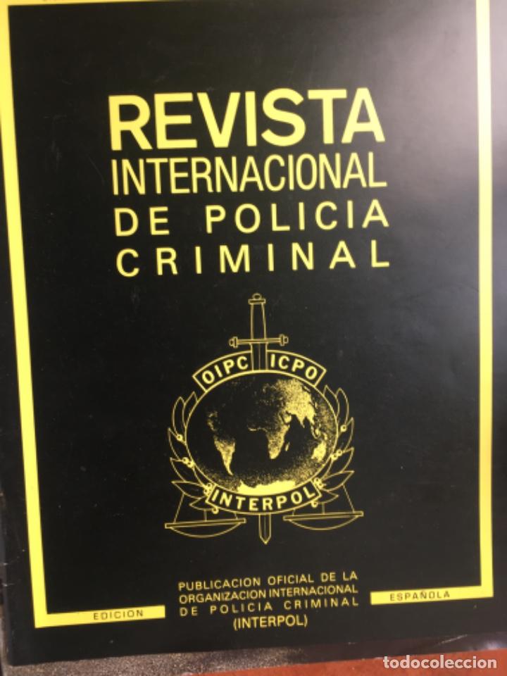 Coleccionismo de revistas y peri&oacute;dicos: Revista internacional de polic&iacute;a Criminal dos n&uacute;meros de 1986