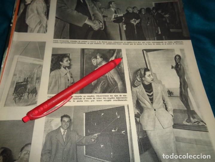 Coleccionismo de Revistas y Peri&oacute;dicos: RECORTE : CARMEN SEVILLA, ANA ESMERALDA, FERNANDO REY. MUNDO HISPANICO, ENERO 1952