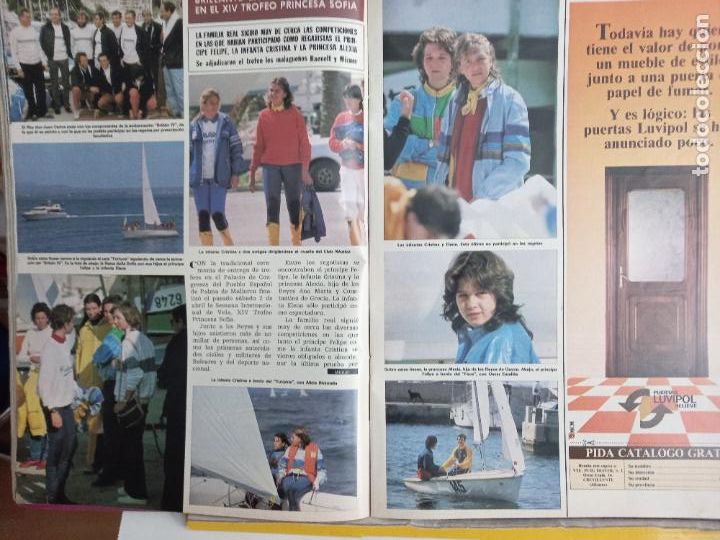Collectionnisme de Revues et Journaux: trofeo princesa sofia reina sofia infanta elena cristina vela rey juan carlos principe felipe