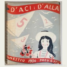 Coleccionismo de Revistas y Periódicos: D'ACI I D'ALLÁ. TARDOR DE 1935. Lote 348826608