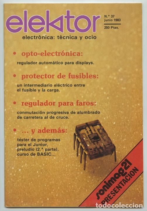 Coleccionismo de Revistas y Peri&oacute;dicos: ELEKTOR - N&ordm; 37 - 1983 - ELECTRONICA TECNICA Y OCIO