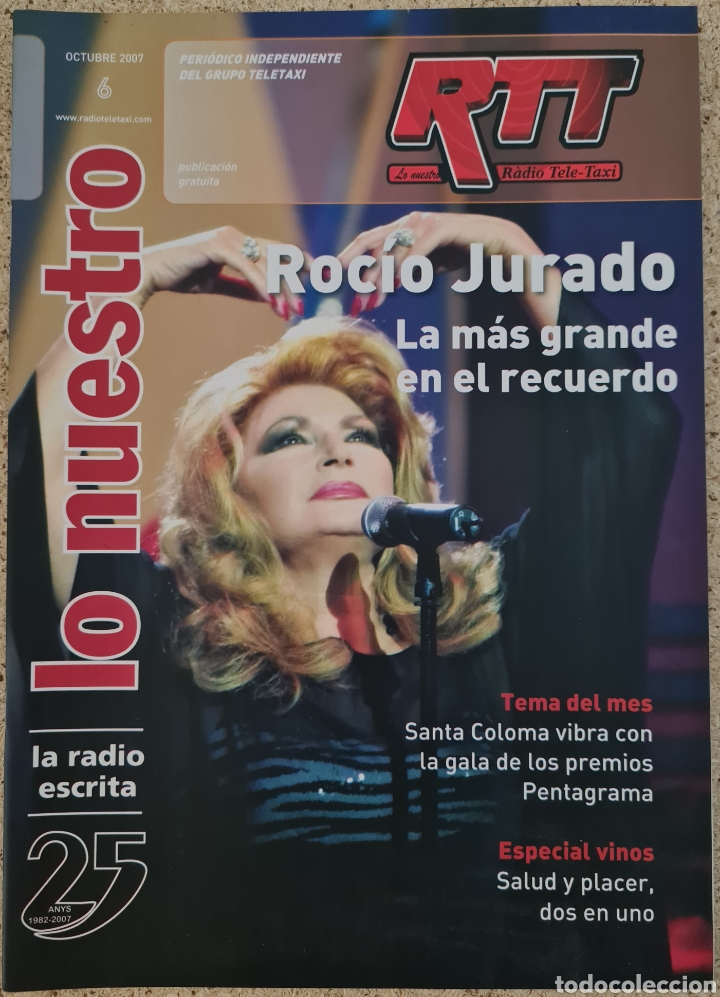Collectionnisme de Revues et Journaux: REVISTA LO NUESTRO RTT RADIO TELETAXI N&deg; 6
