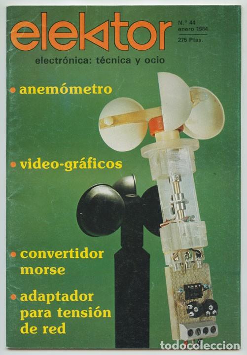 Coleccionismo de revistas y peri&oacute;dicos: ELEKTOR - N&ordm; 44 - 1984 - ELECTRONICA TECNICA Y OCIO