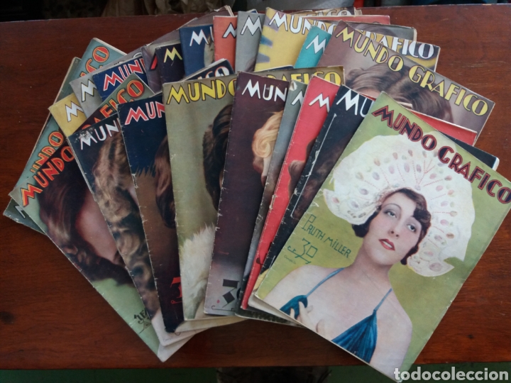 Coleccionismo de Revistas y Peri&oacute;dicos: 23 REVISTAS MUNDO GR&Aacute;FICO. A&Ntilde;O 1930