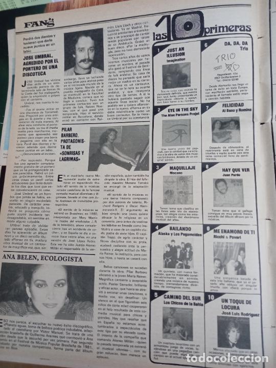 Coleccionismo de Revistas y Peri&oacute;dicos: pilar barbero jose umbral ana belen alaska y los pegamoides mecano