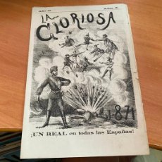 Coleccionismo de Revistas y Periódicos: LA GLORIOSA Nº 2 ALMANAQUE PARA 1871 ORIGINAL (COIB179)