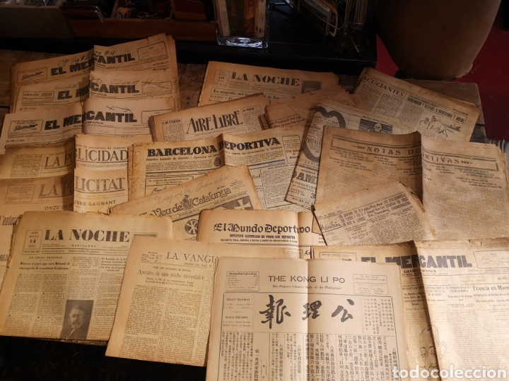 Coleccionismo de Revistas y Peri&oacute;dicos: Lote Peri&oacute;dicos a&ntilde;os 20s